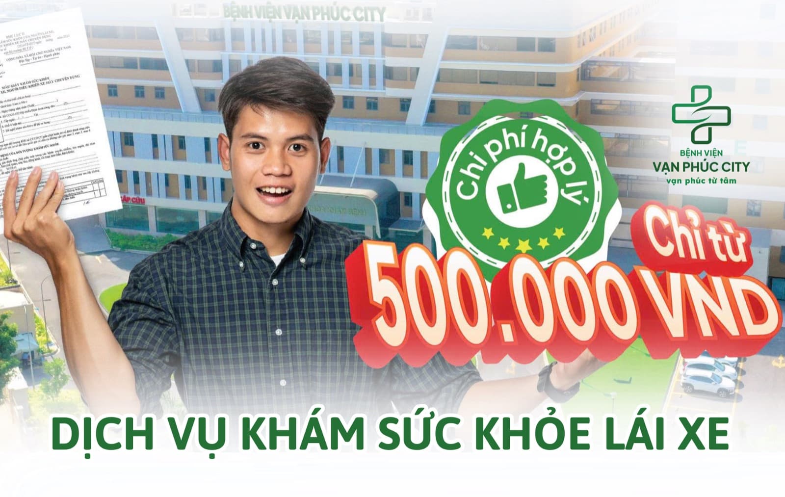 Khám sức khỏe lái xe tại Bệnh viện HIU