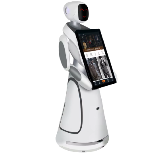 Robot lễ tân AI Hồng Bàng